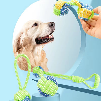 Juguete Para Perros Grandes Y Pequeños, Interactivo De Cuerda De Algodón.
