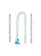 Cat Toy Colored Hose Cat-Teasing Stick with Built-In Bell External Laser Sequins Interactive Play Pet Supplies