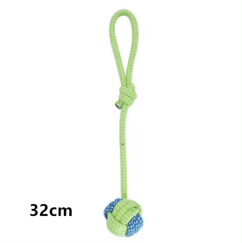 Juguete Para Perros Grandes Y Pequeños, Interactivo De Cuerda De Algodón.