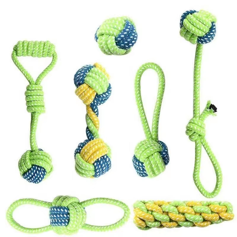 Juguete Para Perros Grandes Y Pequeños, Interactivo De Cuerda De Algodón.