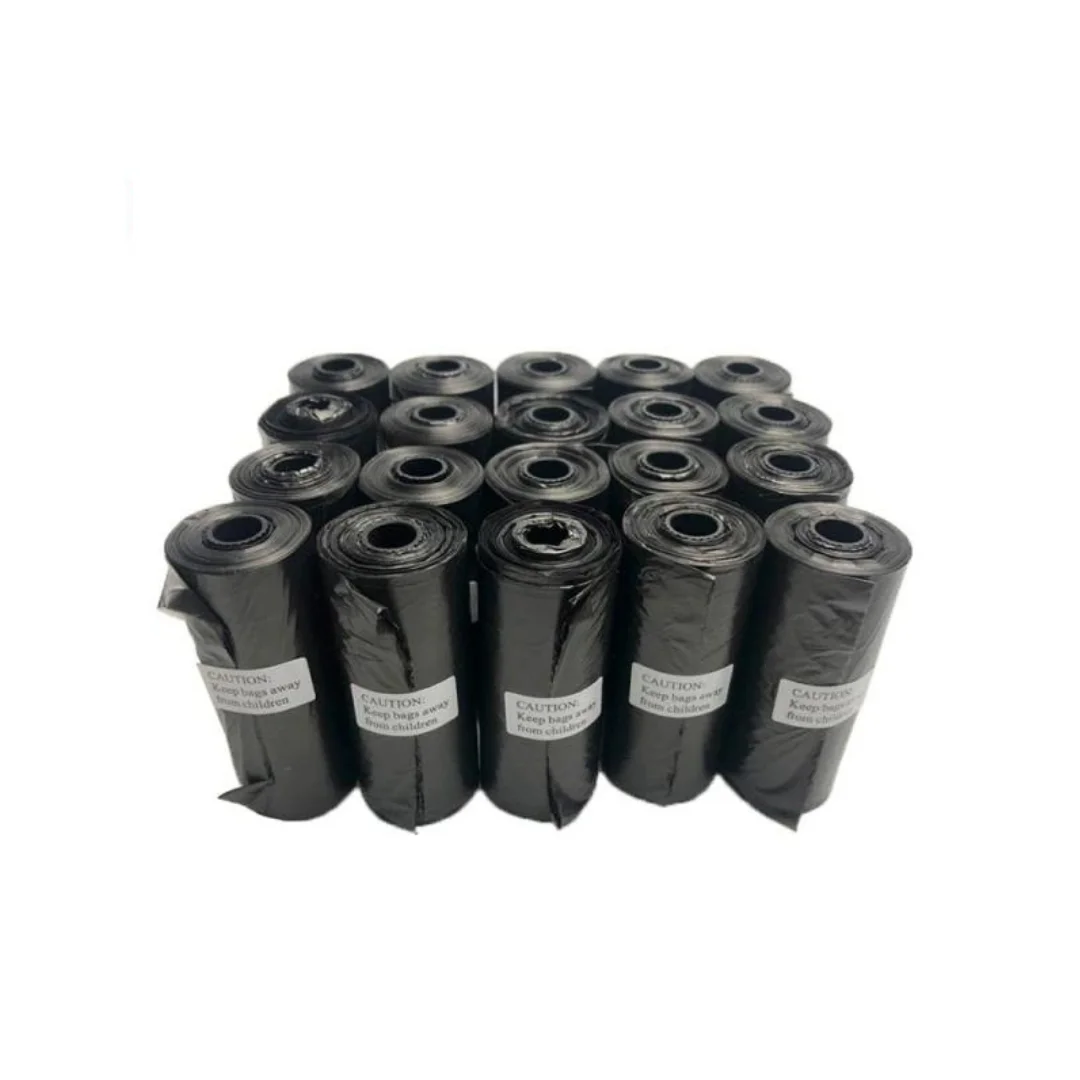 Bolsas para excrementos de perro (paquetes de 150 a 1500 unidades): bolsas negras o multicolores para recoger los desechos de mascotas.