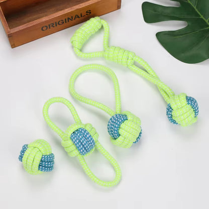 Juguete Para Perros Grandes Y Pequeños, Interactivo De Cuerda De Algodón.