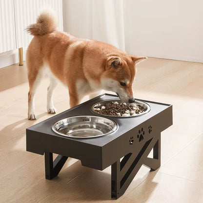 Cuencos Dobles Con Soporte Para Mascotas, Plato De Alimentación De Altura Ajustable Para Perros Medianos Y Grandes, Alimentadores De Agua Y Comida Elevada, Mesa Elevadora Para Gatos
