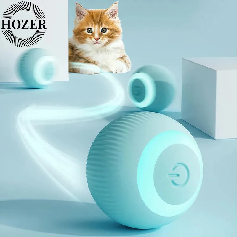 Pelota interactiva para gatos inteligente.